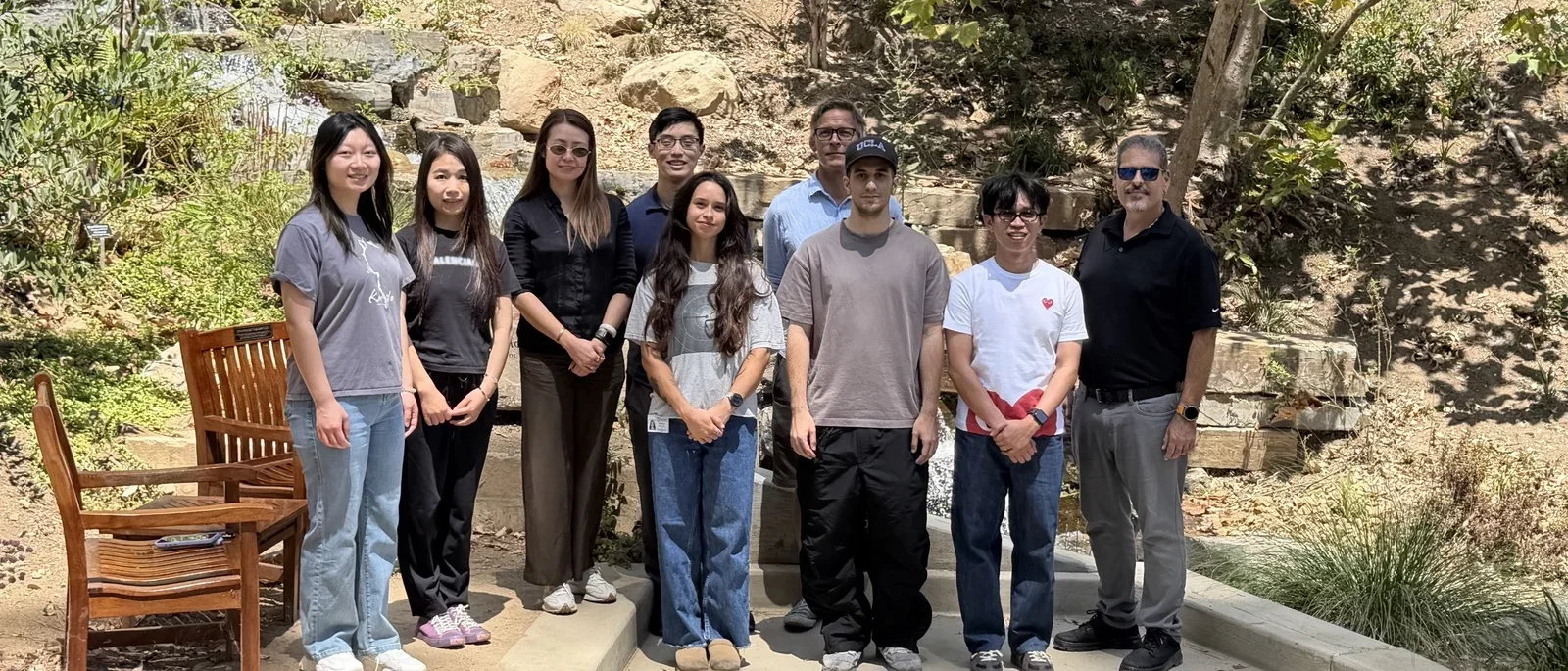 The Gonen laboratory at the UCLA Botanical Garden, 2026-07-17.