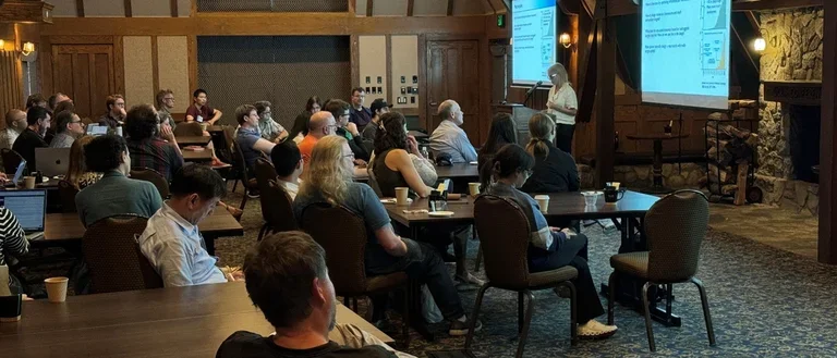 Emma Danelius at the Challenges in Structural Biology Summit, October 15th, 2024.