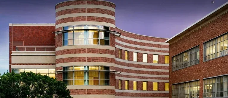 Biomedical Sciences Research Building at nightime