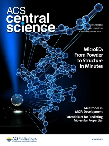  ACS Cent Sci, vol. 4, no. 11 cover art