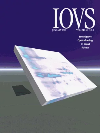 Investigative Ophthalmology and Visual Science, vol. 41, no. 1 cover art